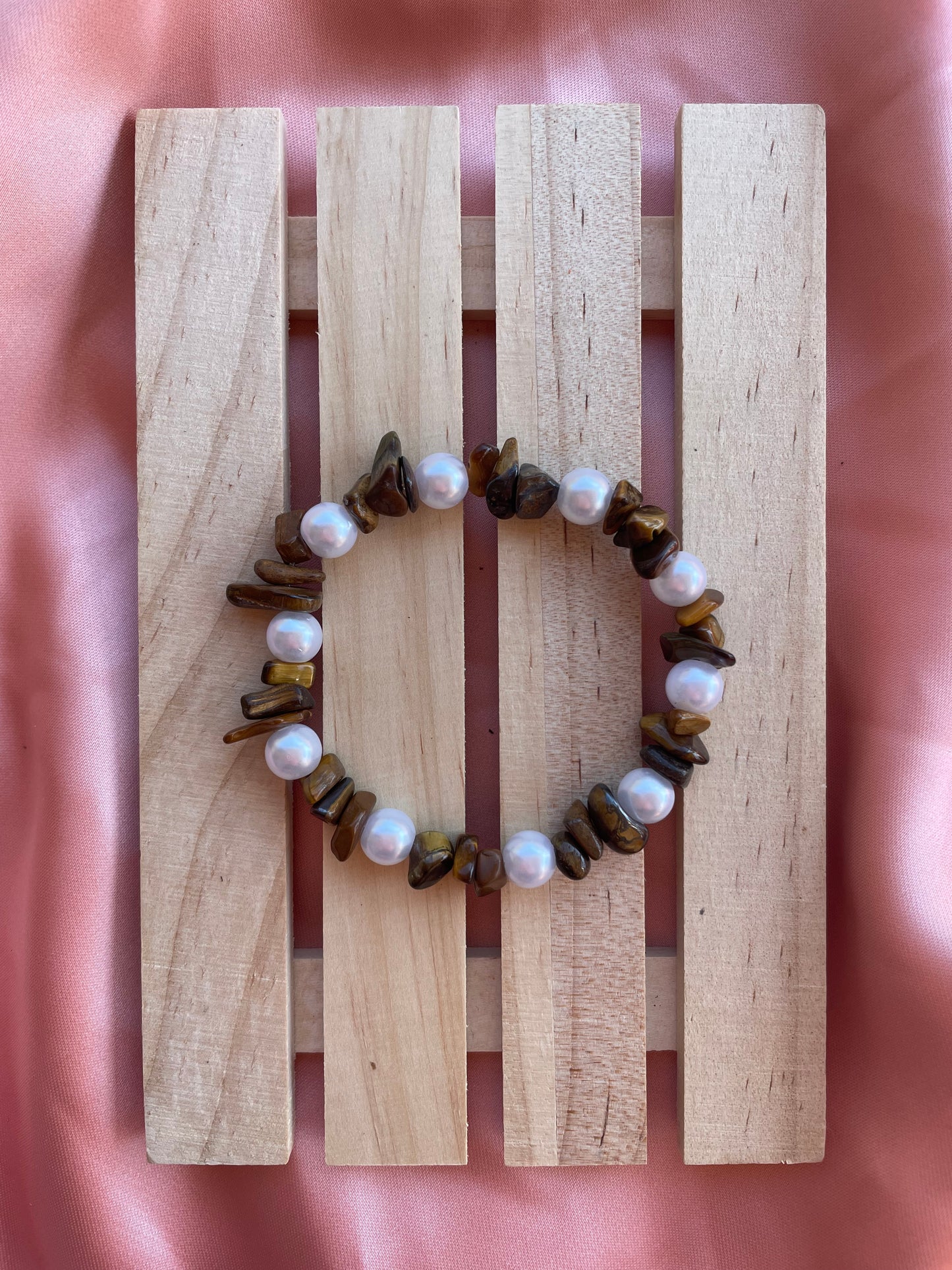 Assorted Pearl & Crystal Chip Beaded Bracelets | You pick the crystal