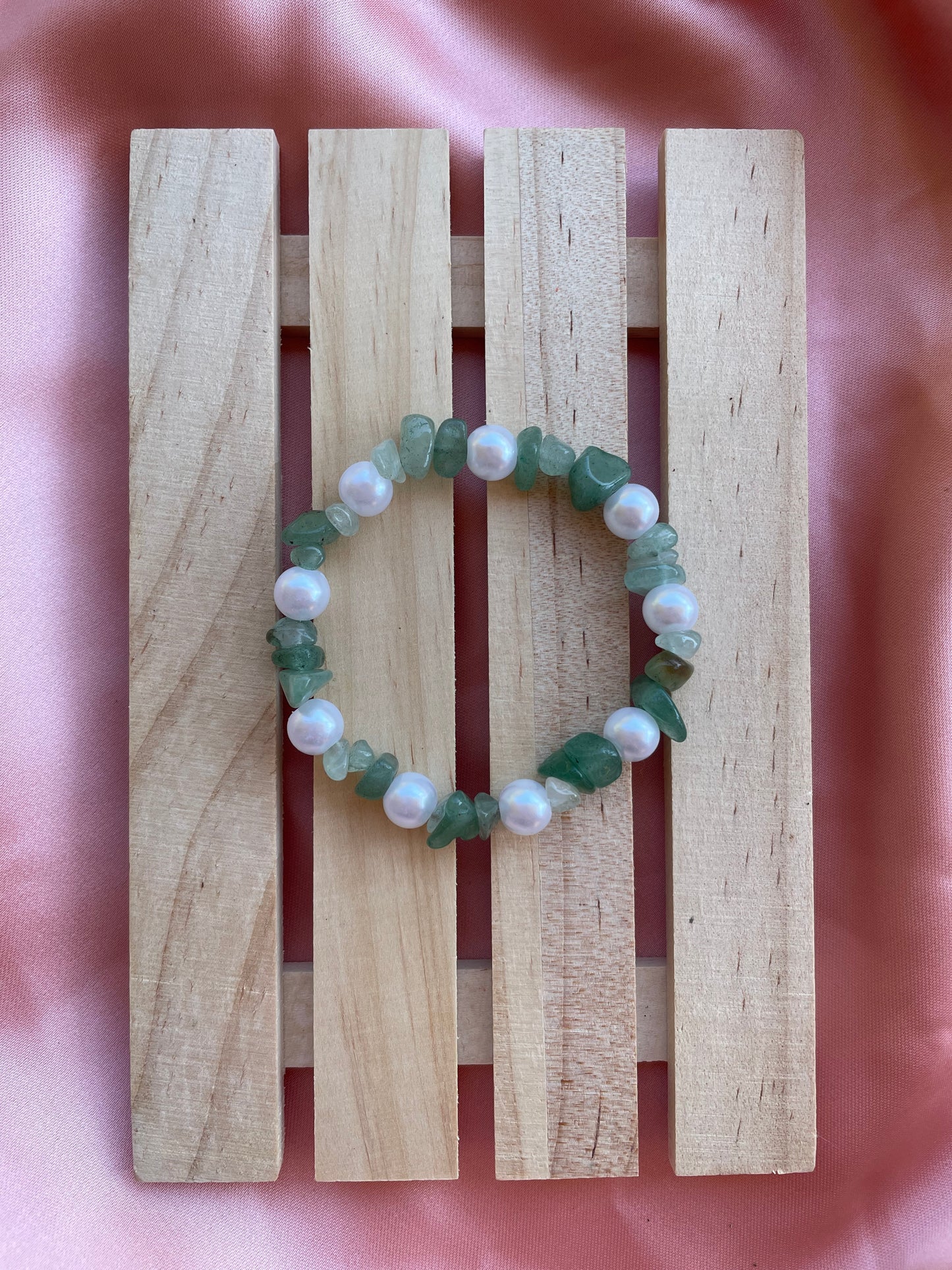 Assorted Pearl & Crystal Chip Beaded Bracelets | You pick the crystal