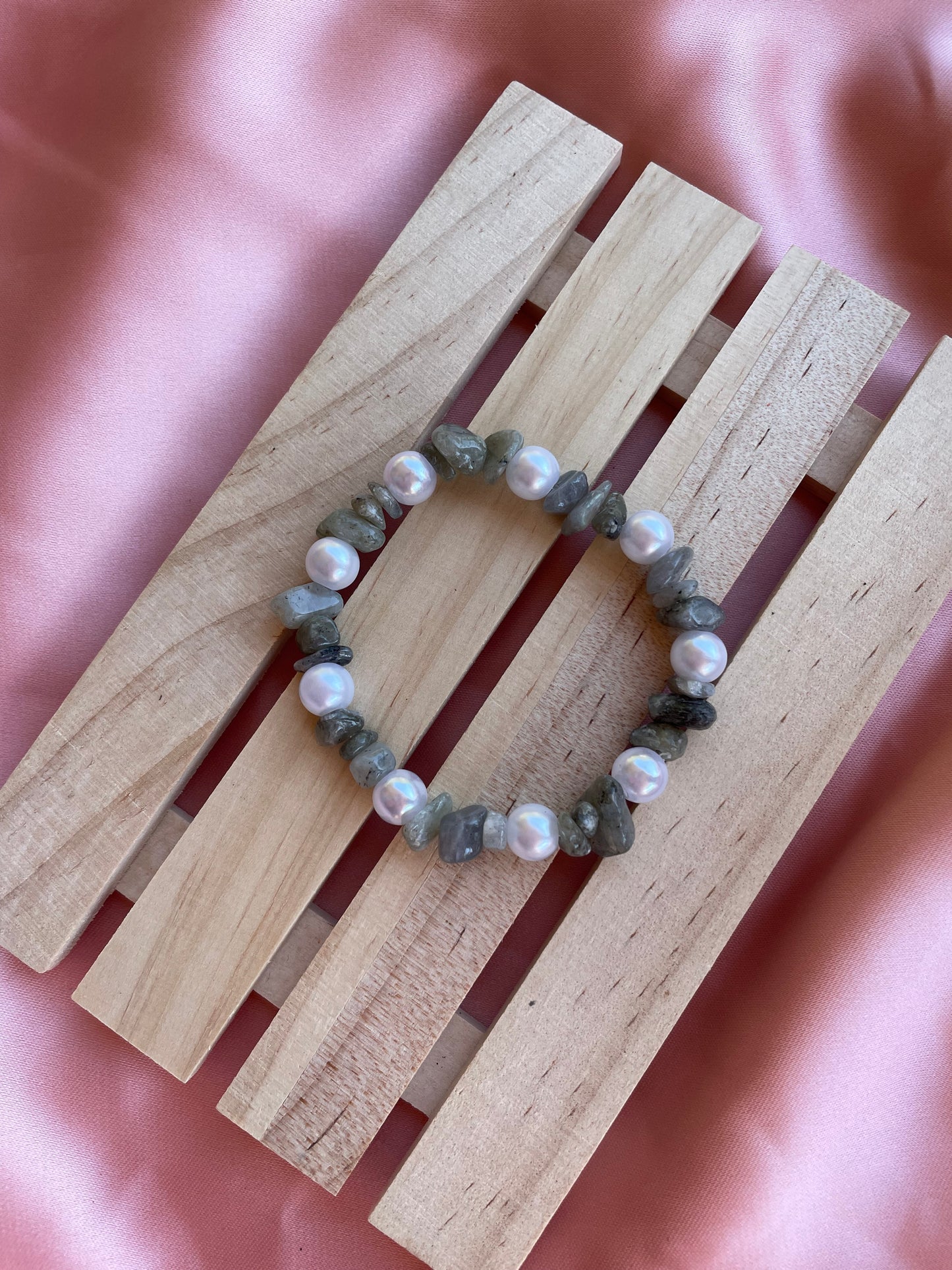 Assorted Pearl & Crystal Chip Beaded Bracelets | You pick the crystal